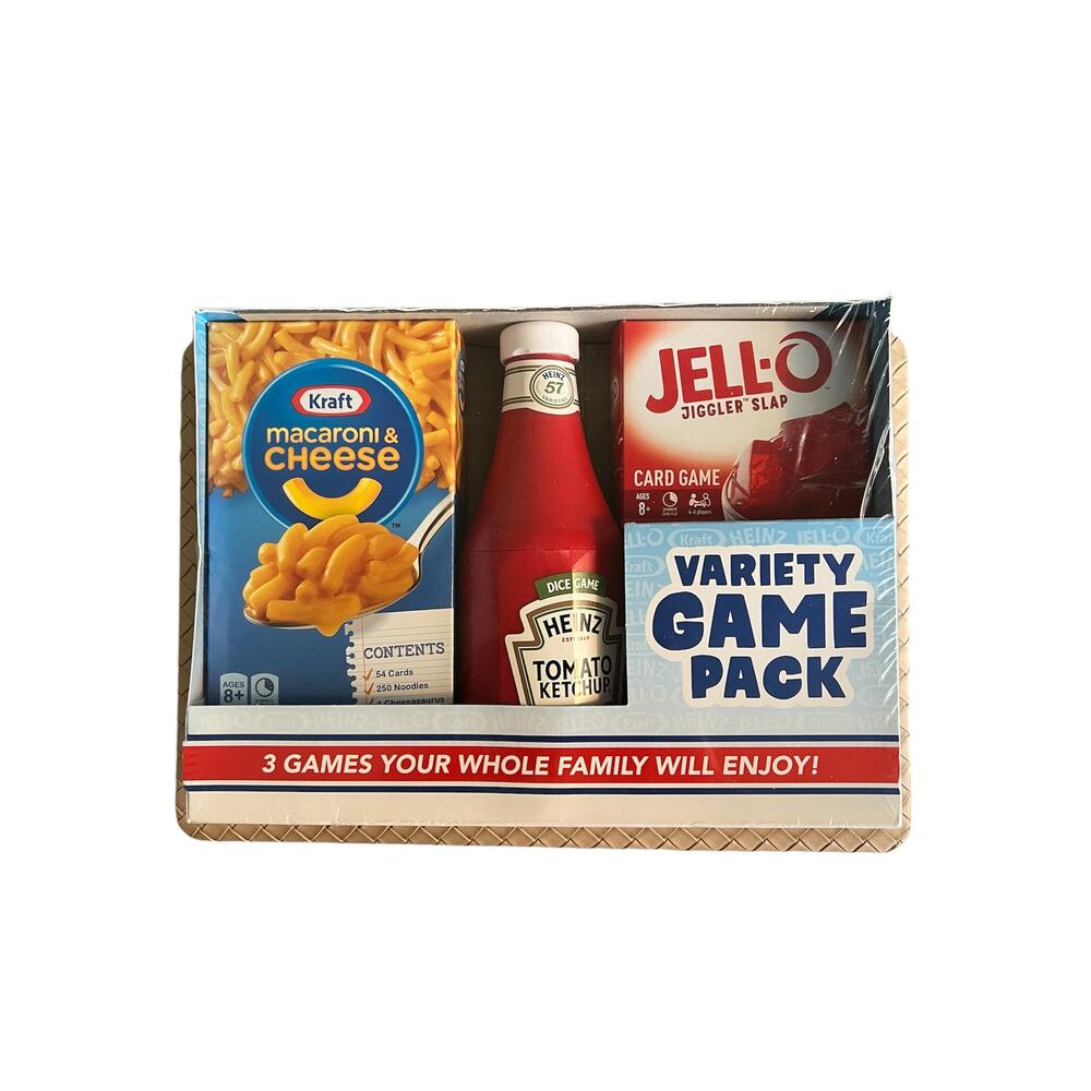 The Big G Creative Kraft Mac & Cheese/Heinz/Jell-O Variety Game Pack - NEW